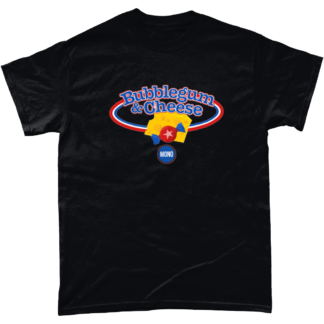 Mono Bubblegum and Cheese T-Shirt Black