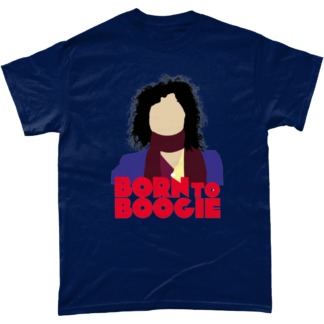 Marc Bolan - Born To Boogie - Navy T-Shirt